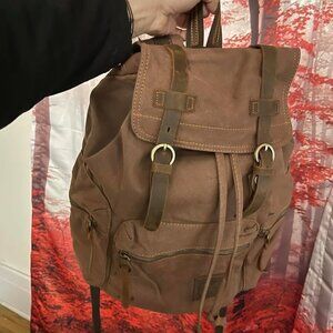 ❤️Mens Vintage Canvas Backpack  Stylish Trendy Rucksack Knapsack Daily Use